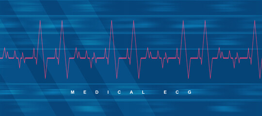 2D illustration medical structure background