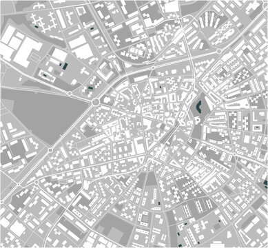 map of the city of Mostoles, Spain