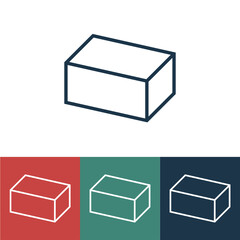 Linear vector icon with aerocrete