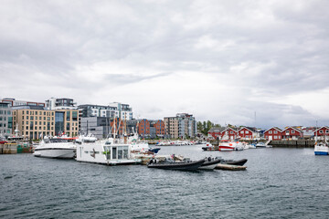 Fototapeta na wymiar Bodø harbor,Nordland county,scandinavia,Europe