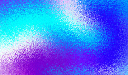 Blue purple ombre background. Bright gradient with foil effect. Colour light blue purple texture. Neon tones colors. Abstract multi color surface. Vibrant backdrop for design banner, prints. Vector