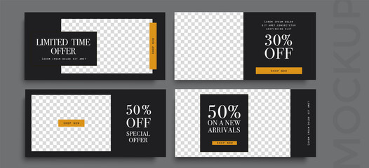 Sale banner layout design. Set of bright vibrant banners, posters, cover design templates, social media stories wallpapers