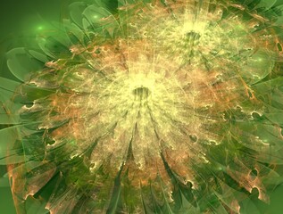 Imaginatory fractal background generated Image