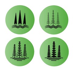 Evergreen icon set