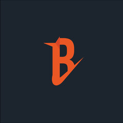 B letter logo -Modern luxury logo template vector.