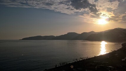 Obraz premium Coucher de soleil