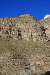 The Sacramento Mountains from inside of Oliver Lee State Park, New Mexico