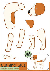 Cut and Glue Worksheet - The Jack Russel Terrier