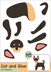 Cut and Glue Worksheet - The Chihuahua