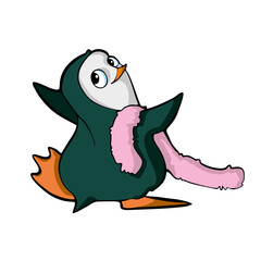 Christmas Characters on white background Cute Cartoon Vector illustration. 