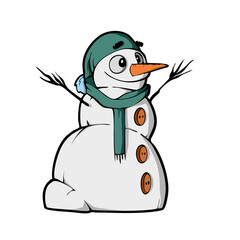 Christmas Characters on white background Cute Cartoon Vector illustration. 