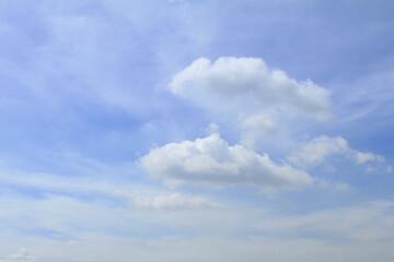 blue sky with white clouds