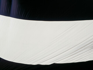 Fototapeta premium Horizontal black and white flag background waving.