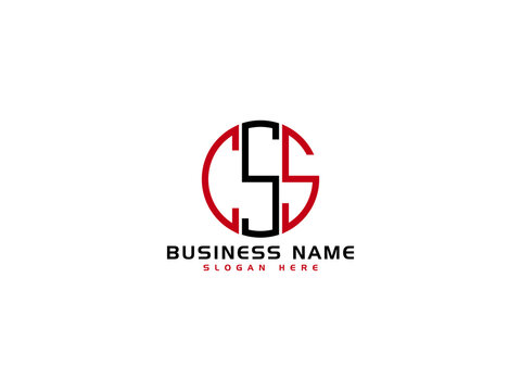 Letter CSS Logo Icon Vector Image Design For New Business