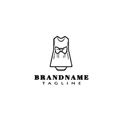 kids fashion cute logo icon design template vector illustration