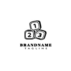 cute baby toys cartoon logo icon design template vector illustration