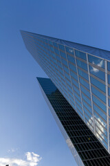 Fototapeta na wymiar High rise buildings in a financial disctrict