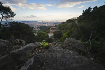 Views of the city from the mountain