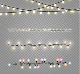 Glowing lights, garland decoration led neon lamp © ira11998877