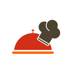 Food Tray icons symbol vector elements for infographic web