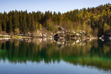 Fusine lakes natural park, Friuli Italy