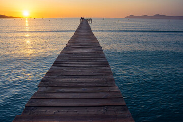 Sonnenaufgang in Mallorca