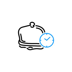 Restaurant colorful icon vector