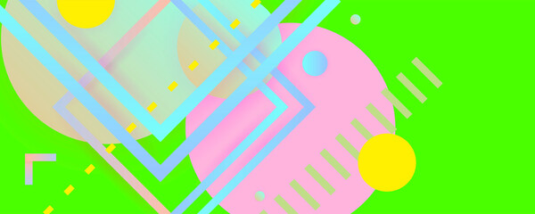 Pastel colorful geometric elements abstract background papercut style. Punchy art pastels vector abstract pink background texture design