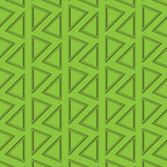 Geometric pattern green triangles surface minimal vector eps