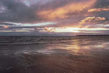 Obraz premium Sunset at the beach