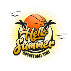 Hello summer. Basketball time