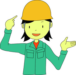 ヘルメットをかぶりましょう！