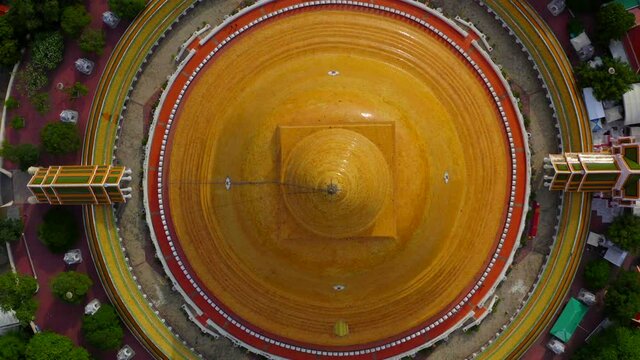 Wat Phra Pathom Chedi Ratchaworamahawihan or Wat Phra Pathommachedi Ratcha Wora Maha Wihan, in Nakhon Pathom, Thailand, south east asia