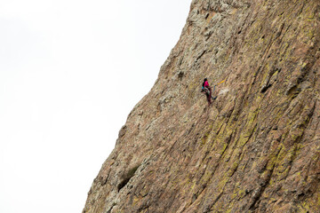 professional mountain climber mountain climber alone