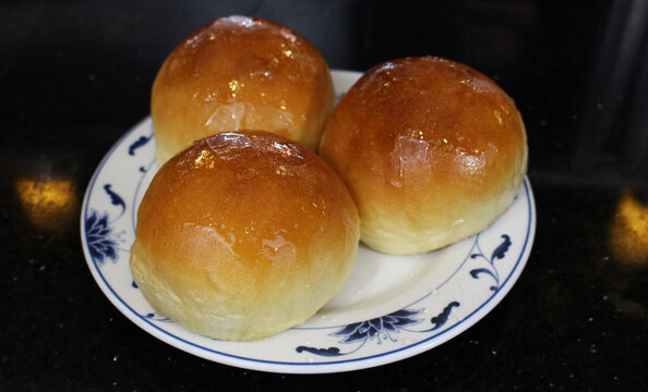 Chinese Barbecue Pork Buns, Baked Char Siu Bao, Dim Sum