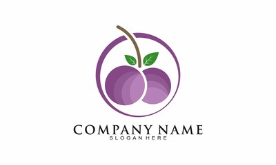 Fresh grape logo design