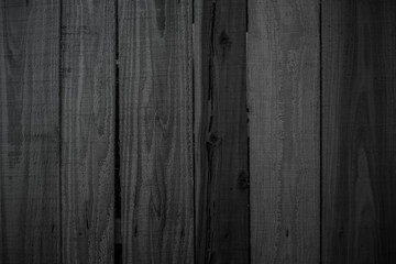 Fototapeta premium Grunge dark wood plank texture background. Vintage black wooden board wall antique cracking old style 
