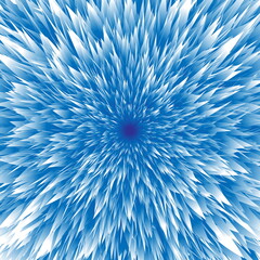 Full-frame blue, white flower. Abstract illustration background and texture.