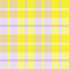 Yellow Asymmetric Plaid textured Seamless Pattern