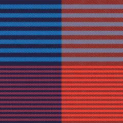 Orange Asymmetric Plaid textured Seamless Pattern