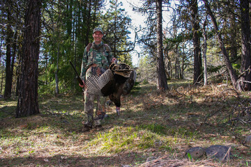 successful Oregon turkey hunter