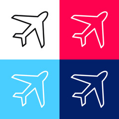 airplane icon. airplane icon vector illustration. airplane icon symbol.