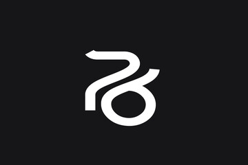 Obraz premium Number 76 Logo Design With Unique Concept