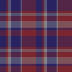 Red Asymmetric Plaid textured Seamless Pattern