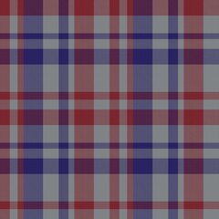 Red Asymmetric Plaid textured Seamless Pattern