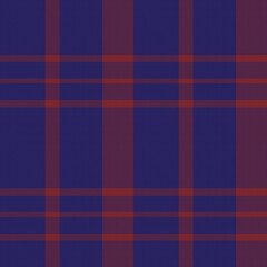 Red Asymmetric Plaid textured Seamless Pattern
