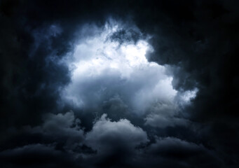 Naklejka na ściany i meble Dark Storm Clouds