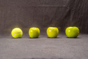 아삭하고 상큼한 맛있는 아오리 사과