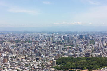 大倉山展望台からの眺望