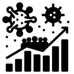 graph glyph icon